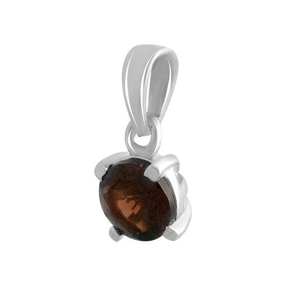 Серебряная подвеска с гранатом 0.61ct