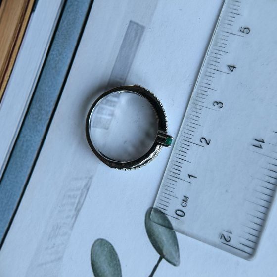 Срібна каблучка з агатом 0.577ct