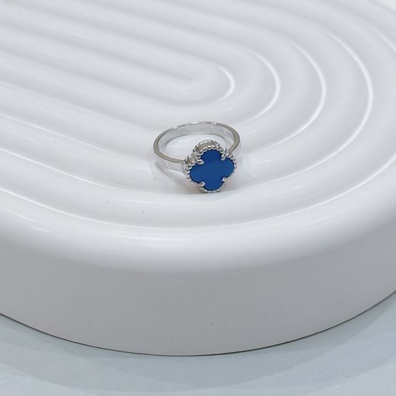 Silver ring with turquoise