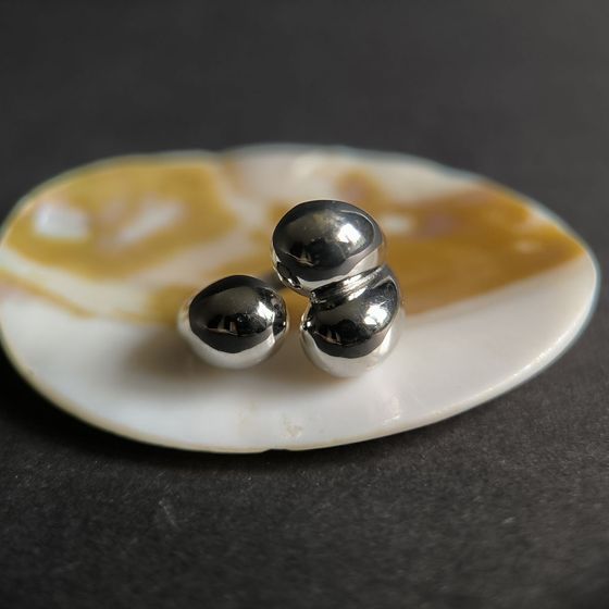 Silver ring without stones