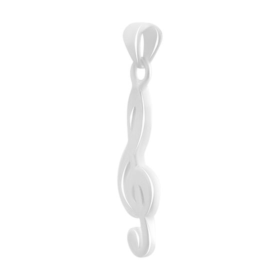 Silver pendant without stones