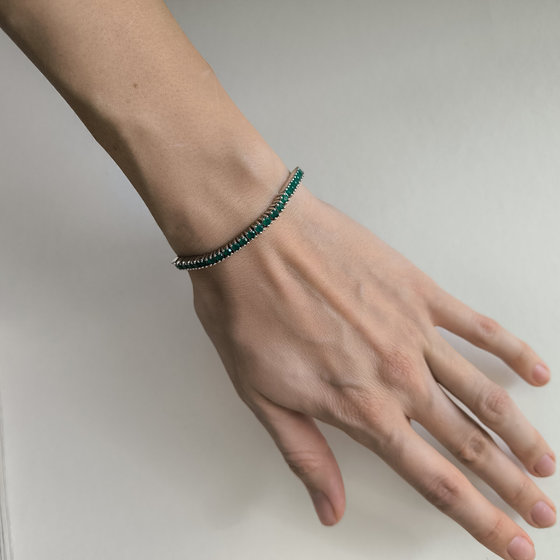 Silver bracelet with agate 5.215ct