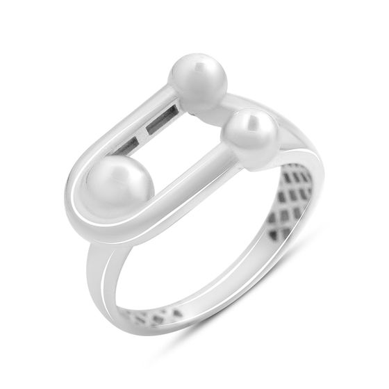 Silver ring without stones