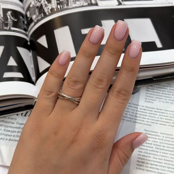 Silver Ring with Fianites