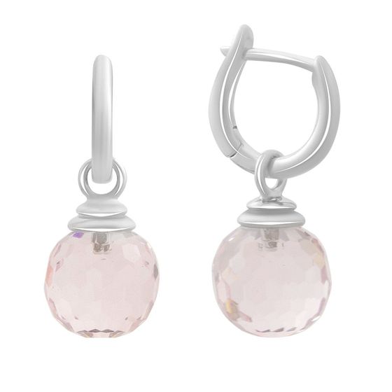 Silver Earrings with Fianites