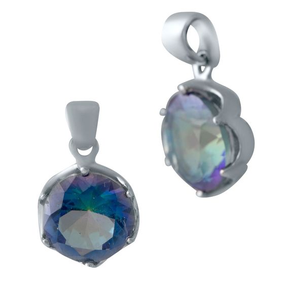 Срібна підвіска з містик топазом 2.175ct