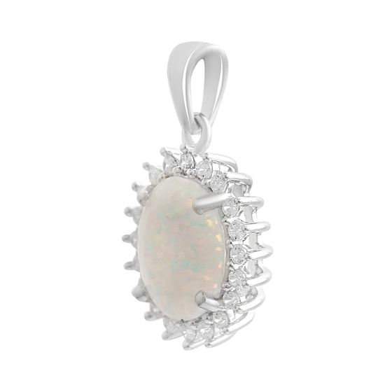 Серебряная подвеска с опалом 1.265ct