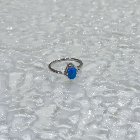Срібна каблучка з опалом 0.467ct