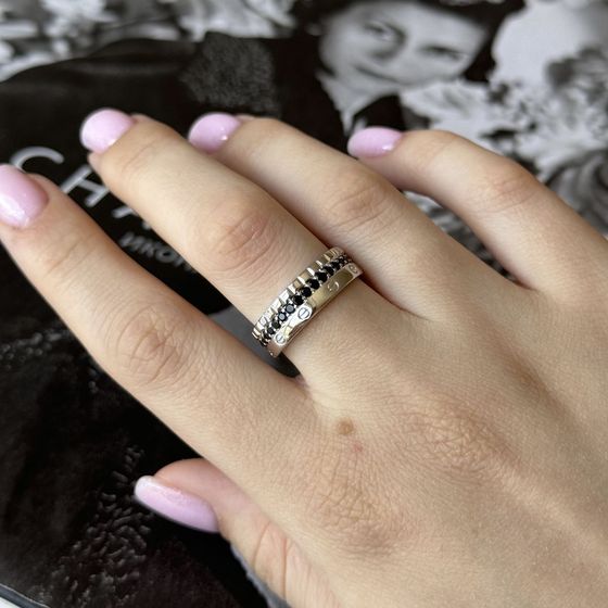Silver Ring with Fianites