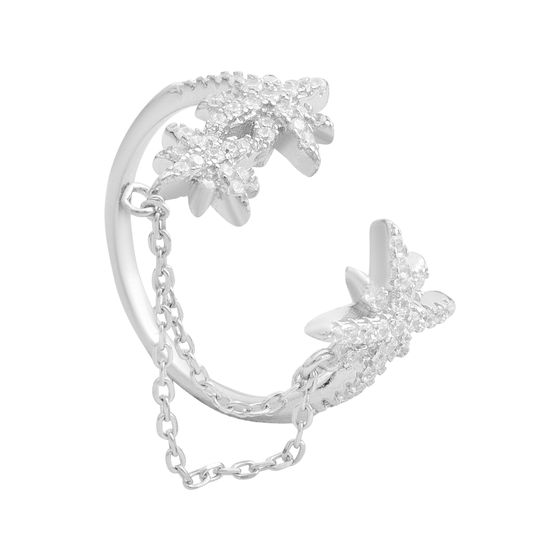 Silver Ring with Fianites
