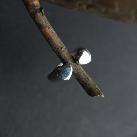 Silver ring without stones