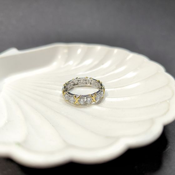 Silver Ring with Fianites
