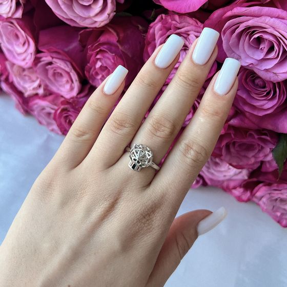 Silver Ring with Fianites