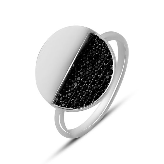 Silver Ring with Fianites