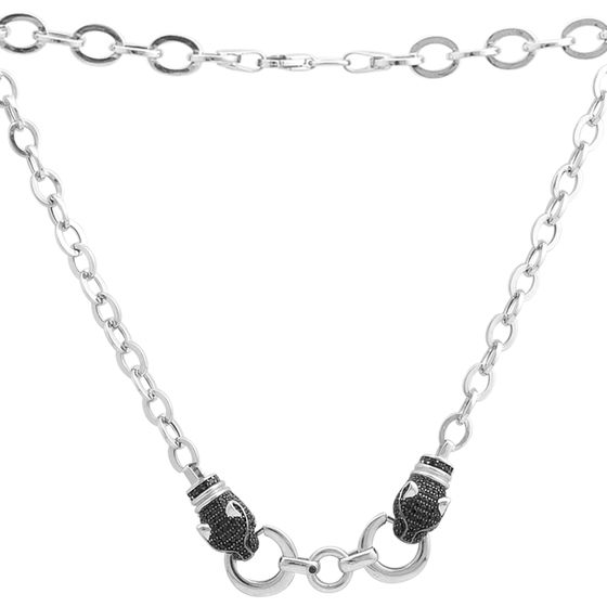 Золоте кольє з фіанітами 1.4ct