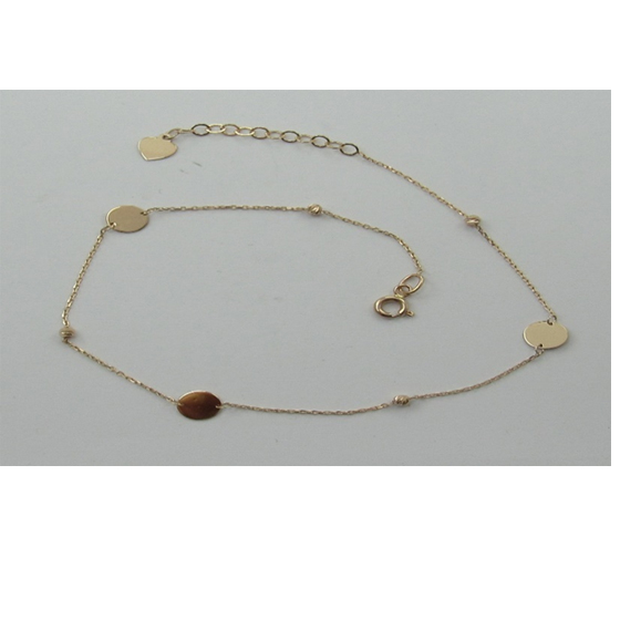 Gold bracelet without stones