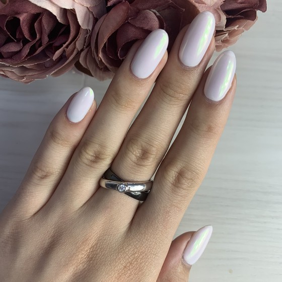 Серебряное кольцо с керамикой