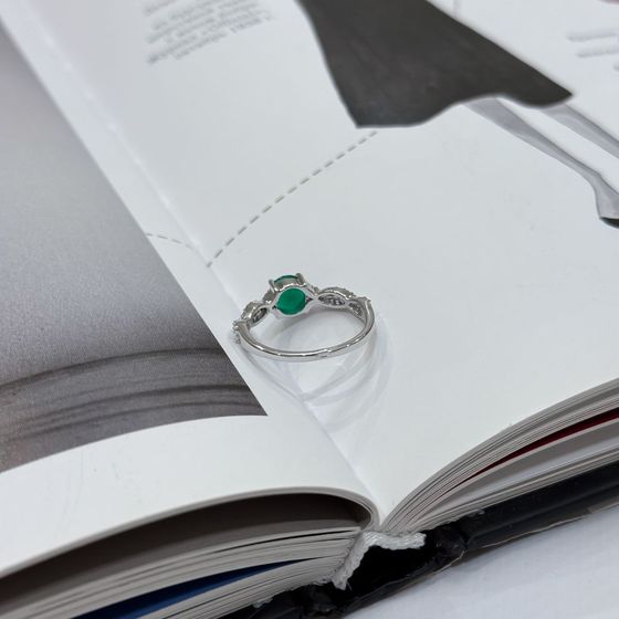 Серебряное кольцо с агатом 1.085ct