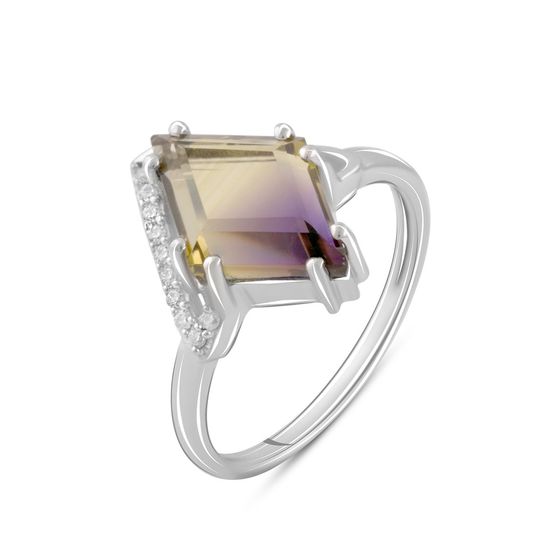 Срібна каблучка з аметрином nano 2.693ct