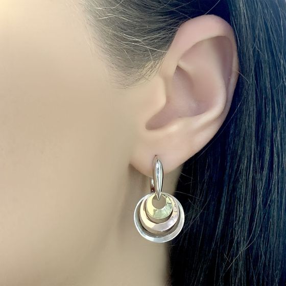 Серебряные серьги без камней