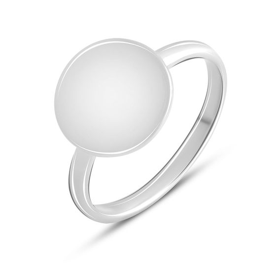 Silver ring without stones