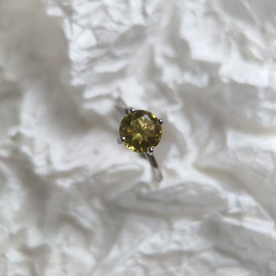 Срібна каблучка з цитрином nano 1.498ct