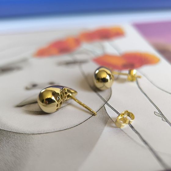 Silver earrings without stones