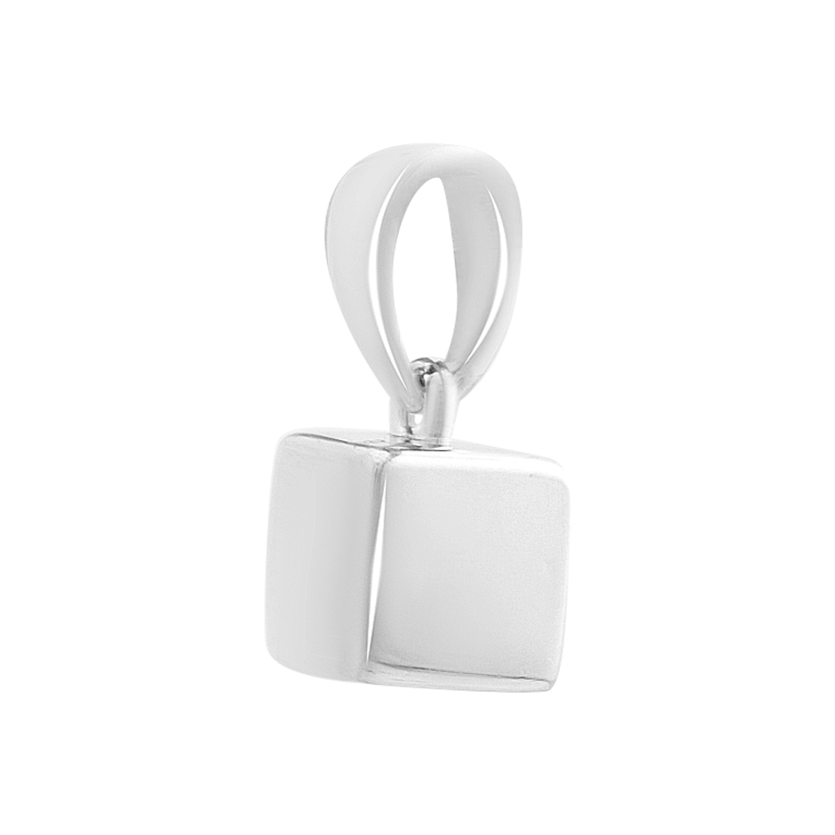 Silver pendant without stones