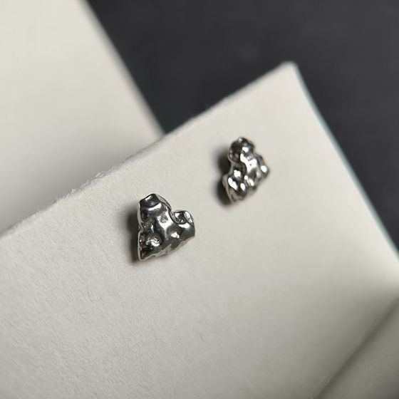 Серебряные серьги без камней