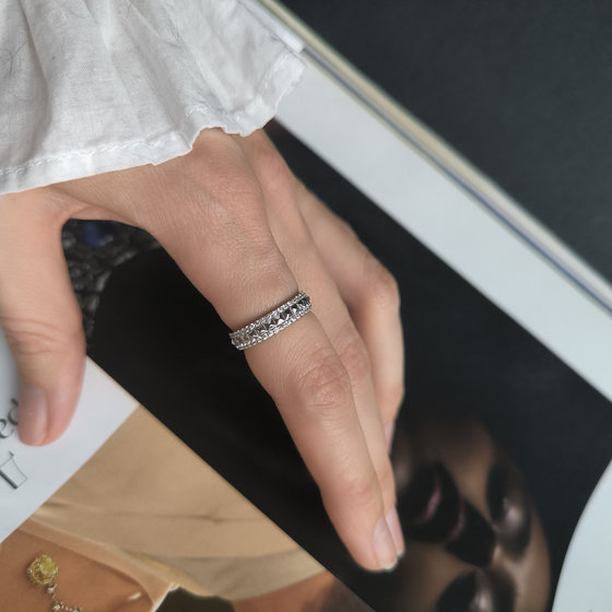 Silver Ring with Fianites