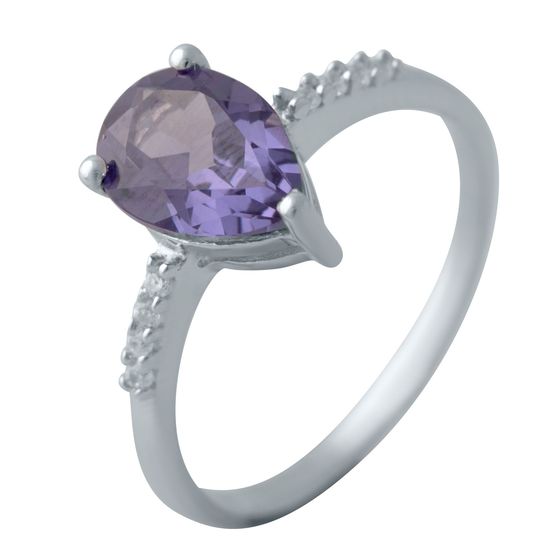 Серебряное кольцо с александритом 2.462ct