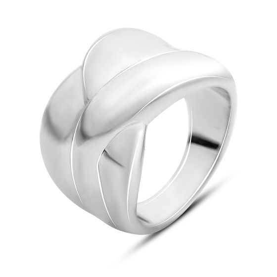 Silver ring without stones