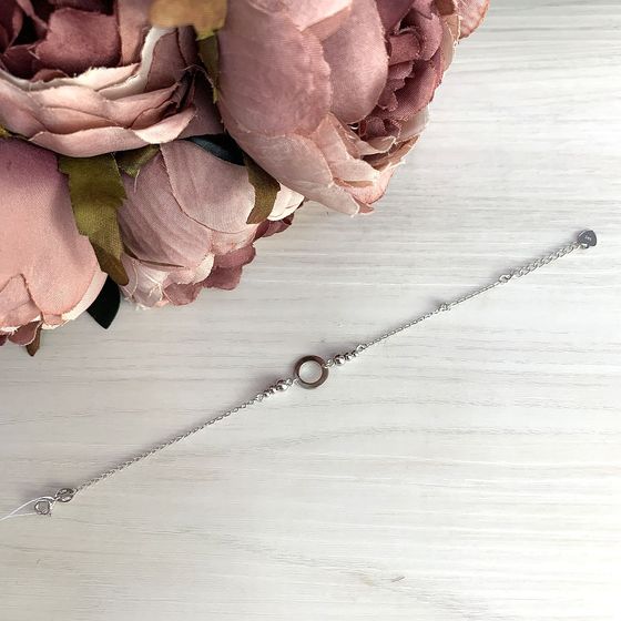 Срібний браслет без каменів