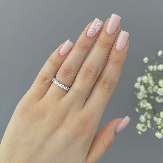 Золота каблучка з фіанітами 5.5ct