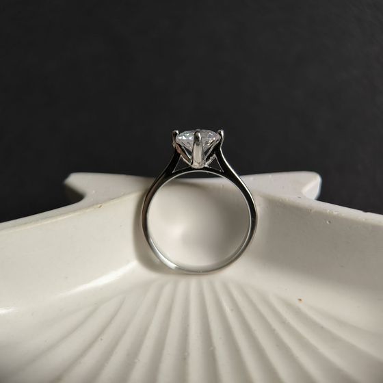 Silver Ring with Fianites