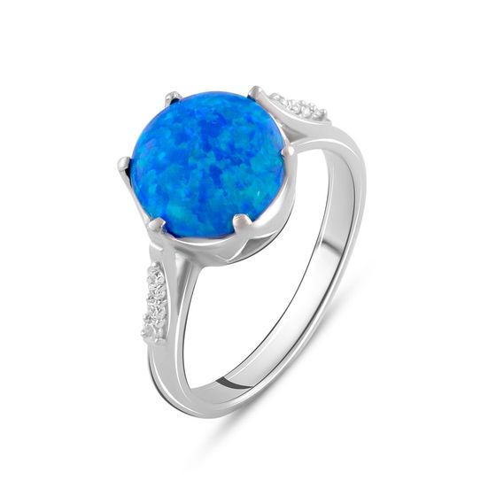 Срібна каблучка з опалом 1.722ct