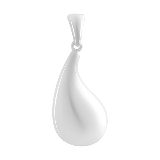 Silver pendant without stones
